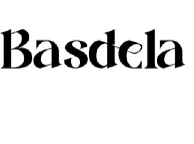 Basdela Font Preview