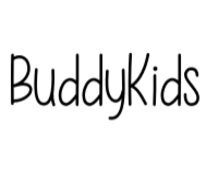 Buddy Kids Font Preview