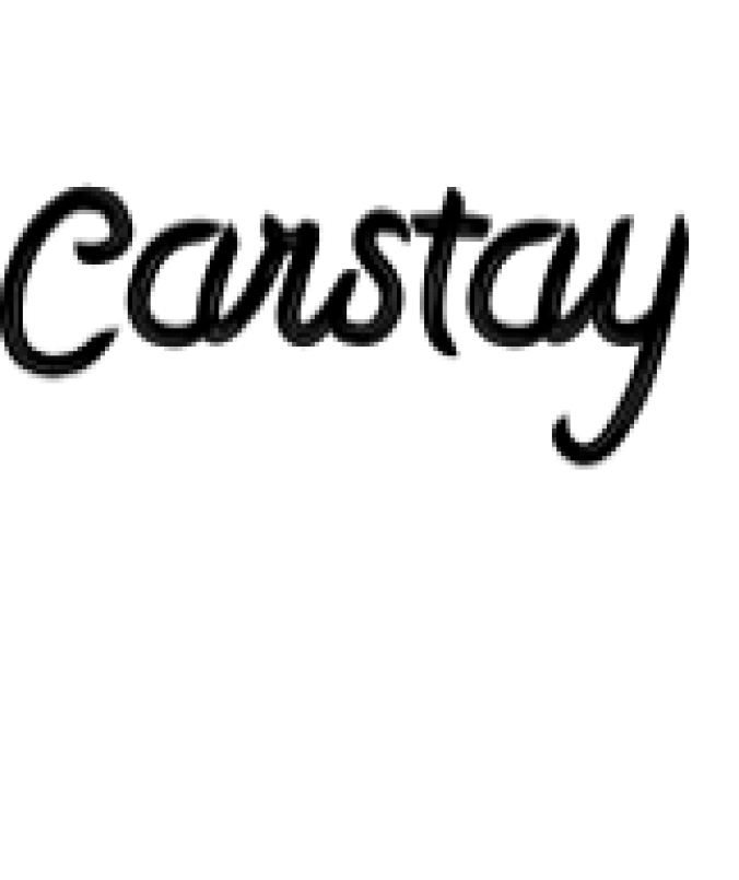 Carstay Font Preview