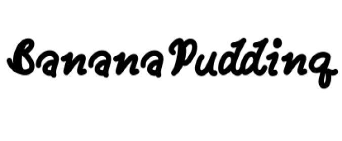 Banana Pudding Font Preview