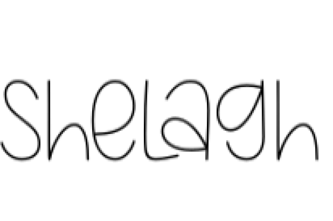 Shelagh Font Preview