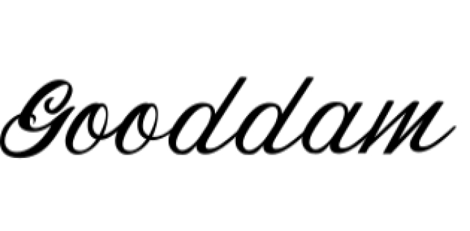 Gooddam Font Preview