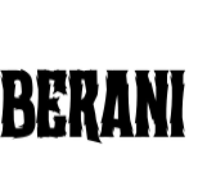 Berani Font Preview