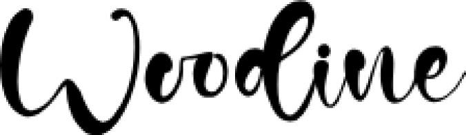 Woodine Font Preview