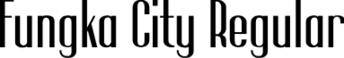 Fungka City Font Preview