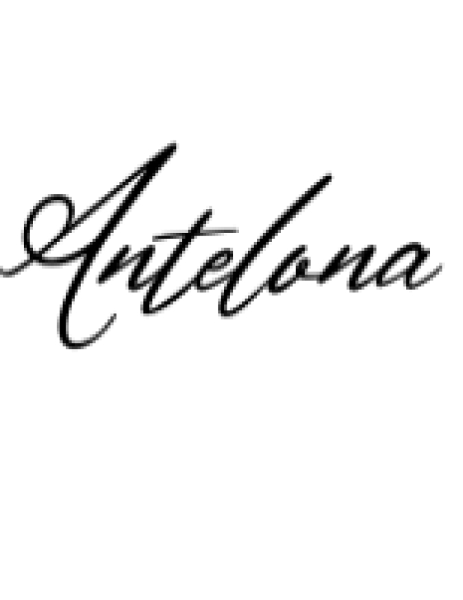 Antelona Script Font Preview