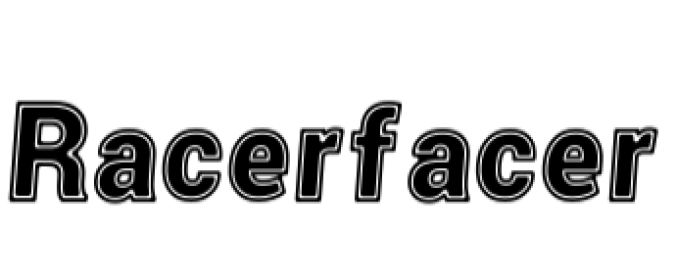 Racer Facer Font Preview