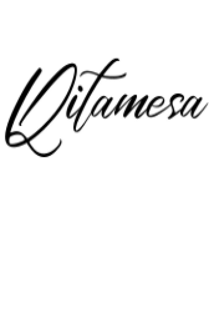 Qitamesa Script Font Preview