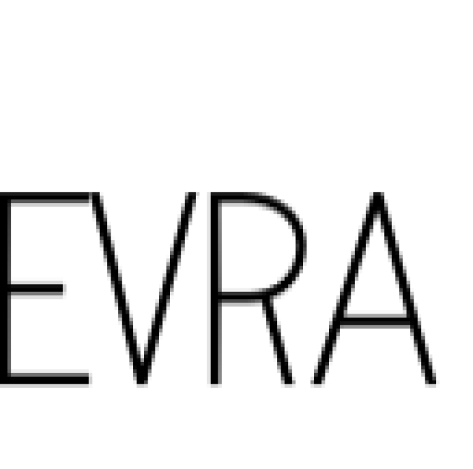 Evra Font Preview