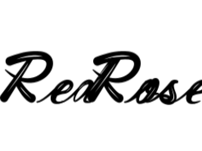 RedRose Font Preview