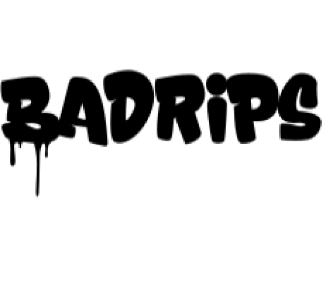 Badrips Font Preview