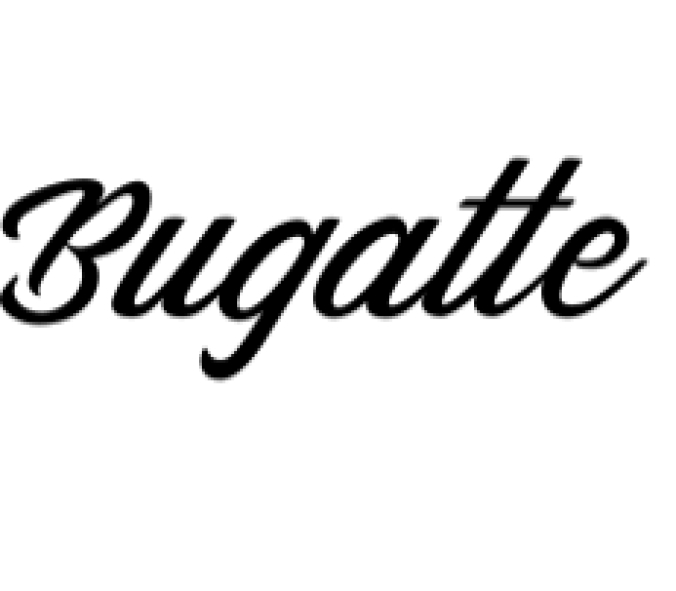 Bugatte Font Preview