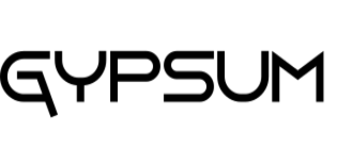 Gypsum Font Preview