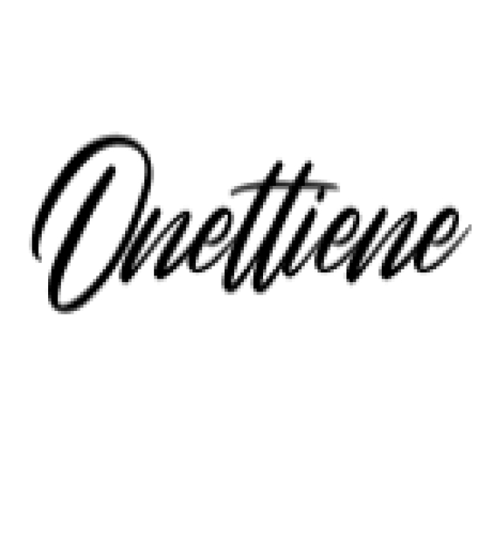 Onettiene Script Font Preview