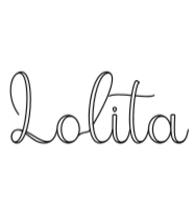 Lolita Font Preview