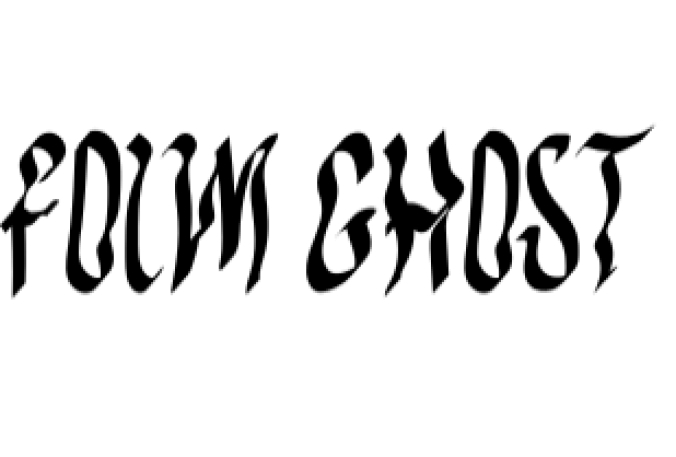 Folm Ghost Font Preview
