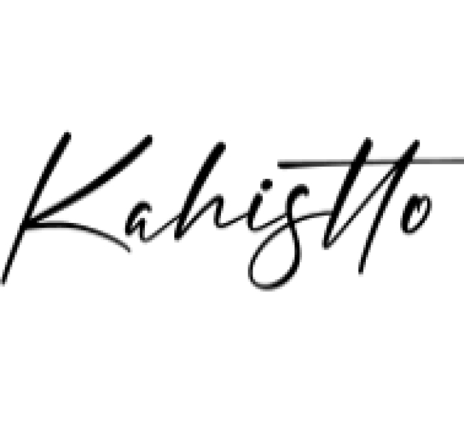 Kahistto Font Preview