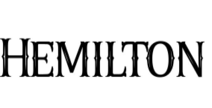 Hemilton Font Preview
