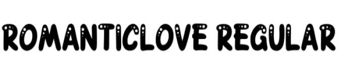 Romantic Love Font Preview