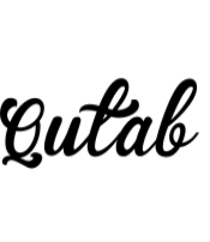 Qutab Font Preview