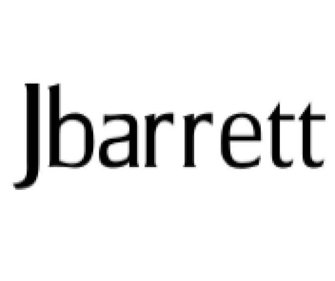 JBarrett Font Preview