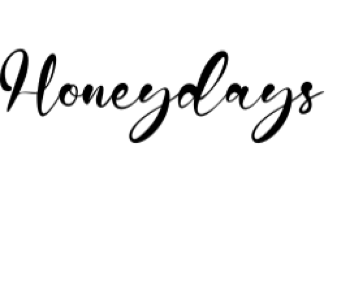 Honeydays Font Preview