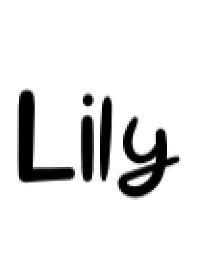 Lily Font Preview