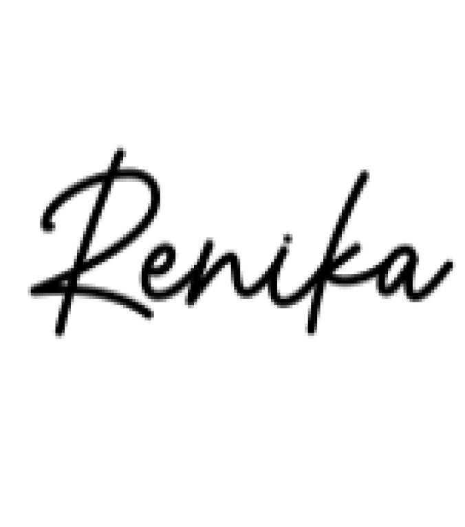 Renika Font Preview