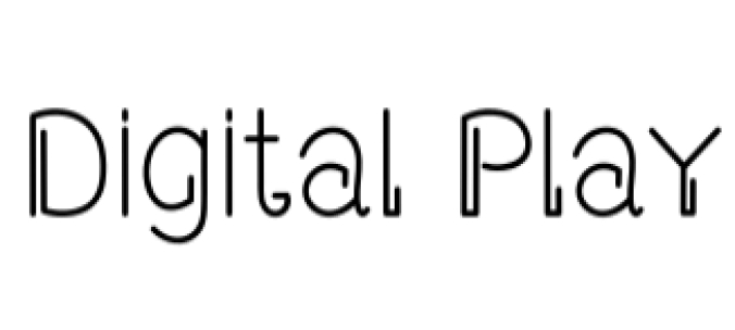 Digital Play Font Preview
