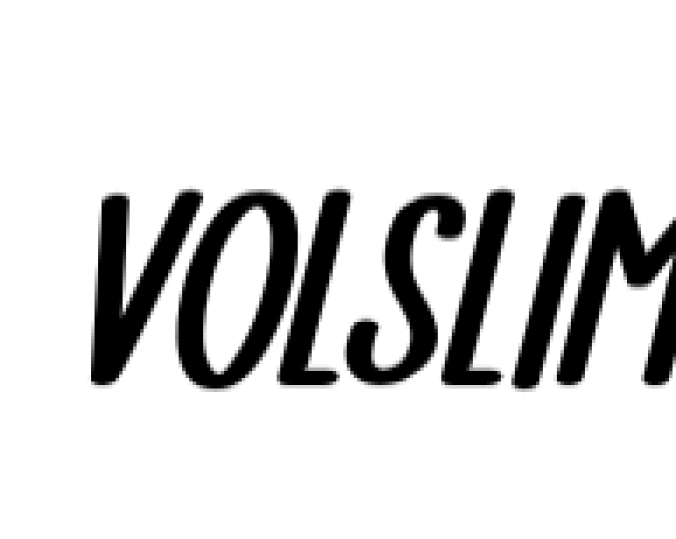 Volslim Font Preview