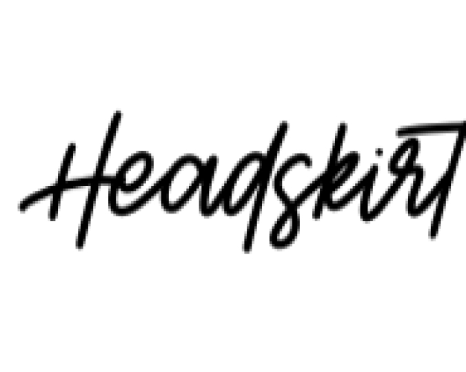 Headskirt Font Preview