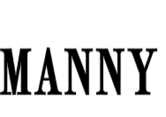 Manny Font Preview