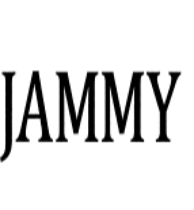 Jammy Font Preview