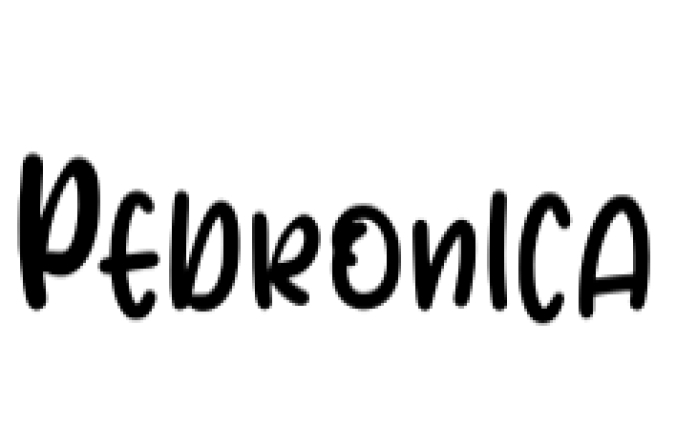 Pedronica Font Preview