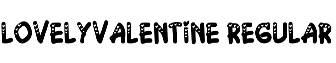 Lovely Valentine Font Preview