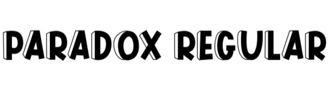 Paradox Font Preview
