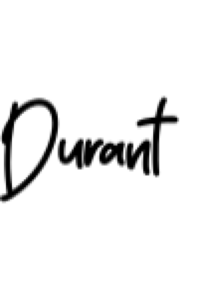 Durant Font Preview