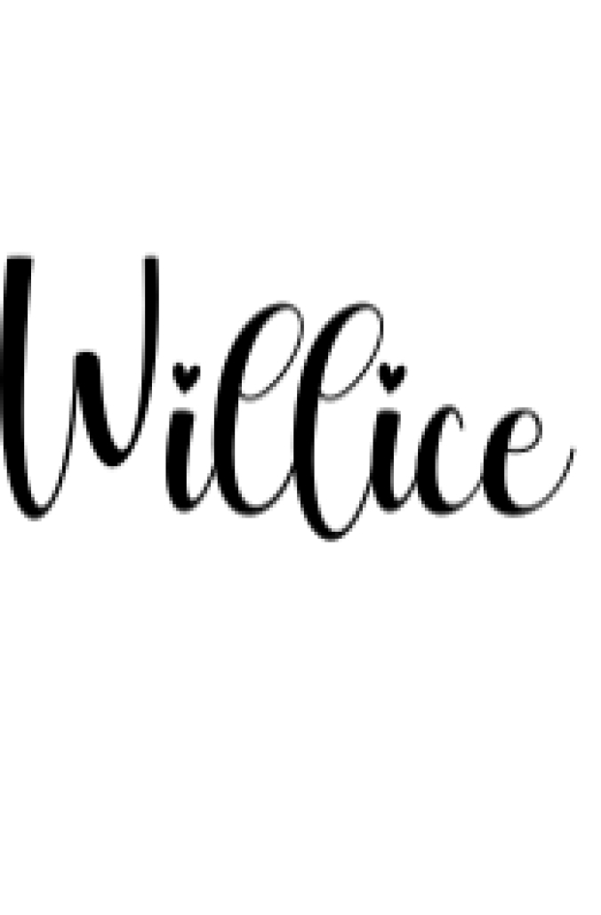 Willice Font Preview