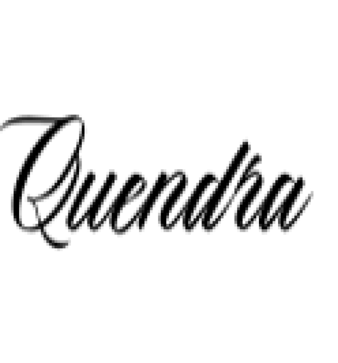 Quendra Font Preview