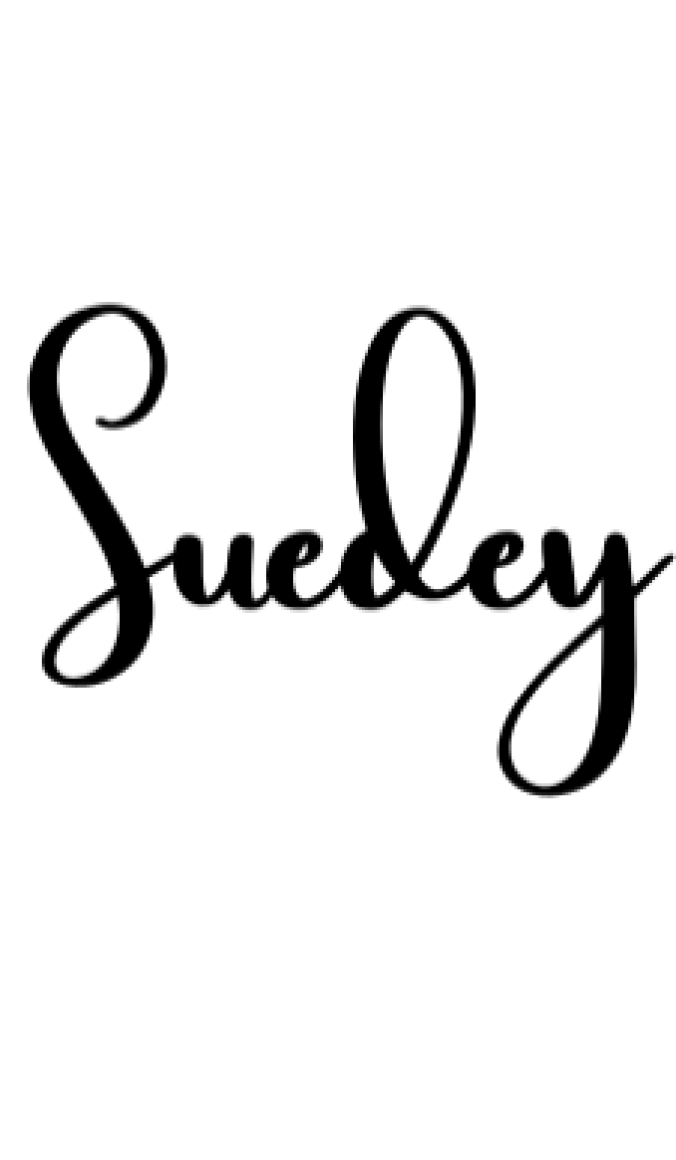Suedey Font Preview