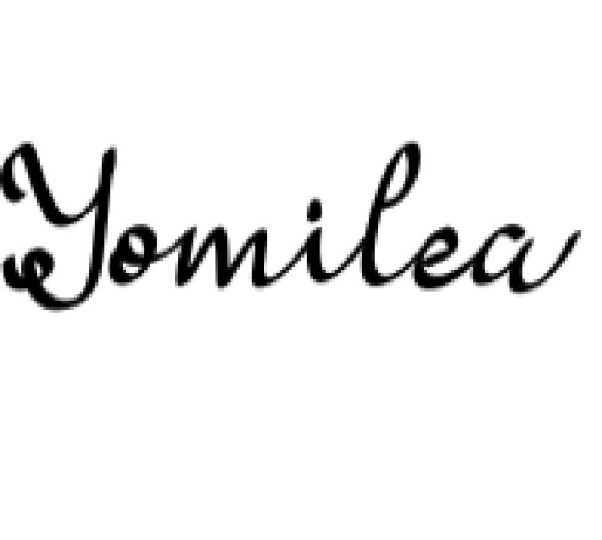 Yomilea Font Preview