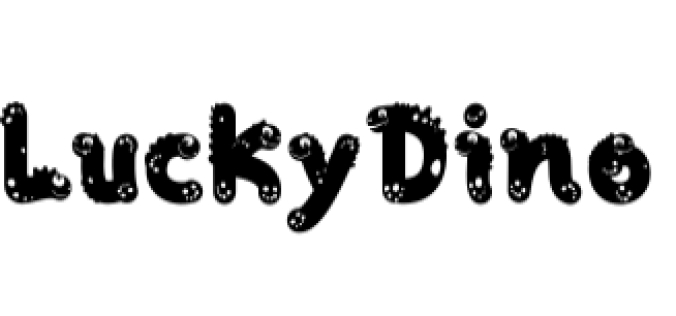 Lucky Dino Font Preview