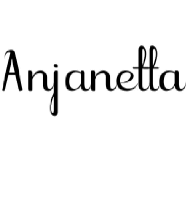 Anjanetta Font Preview