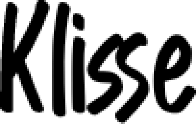 Klisse Font Preview