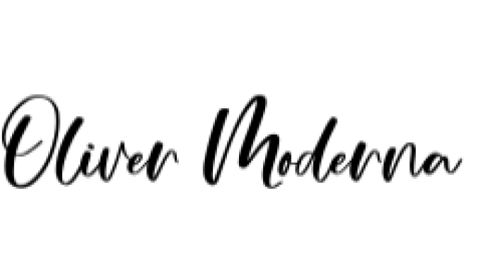 Oliver Moderna Font Preview
