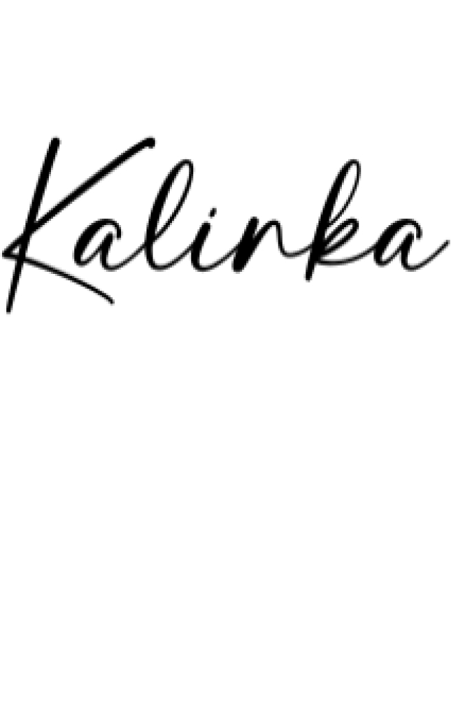 Kalinka Font Preview