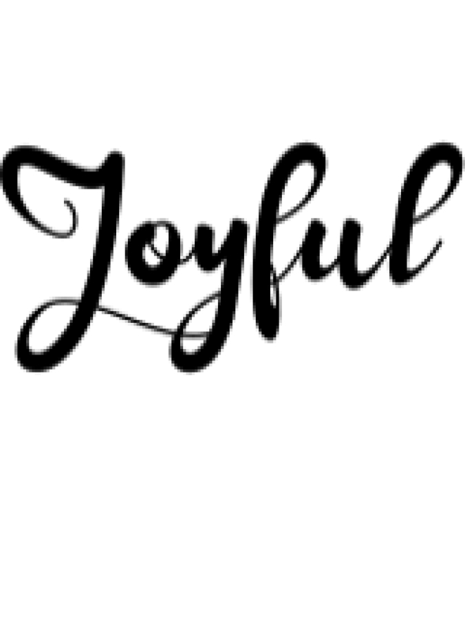Joyful Font Preview