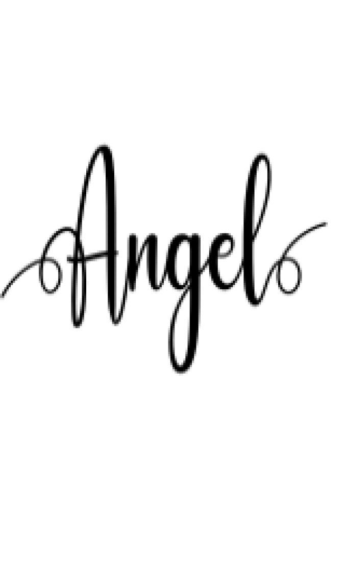 Angel Font Preview