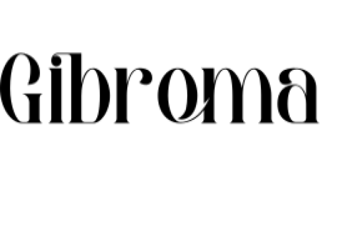 Gibroma Font Preview