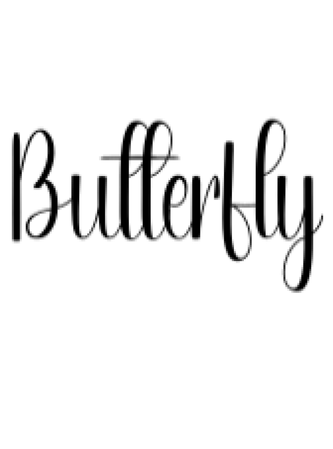 Butterfly Font Preview